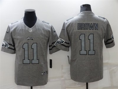 Philadelphia Eagles #11 A.J. Brown Gray Camo Limited Jersey