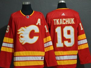 Calgary Flames #19 Matthew Tkachuk Alternate Red Jersey