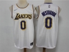 Los Angeles Lakers #0 Russell Westbrook White 75th Anniversary Jersey