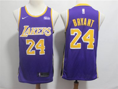Los Angeles Lakers #24 Kobe Bryant Purple Swingman Jersey