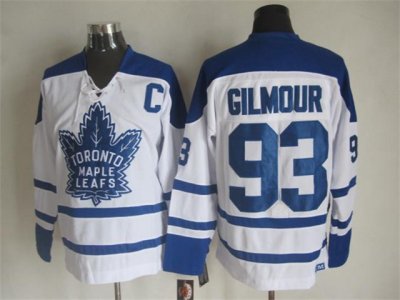 Toronto Maple Leafs #93 Doug Gilmour 1964 CCM Vintage White Jersey