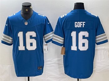 Detroit Lions #16 Jared Goff 2024 Blue Vapor F.U.S.E. Limited Jersey