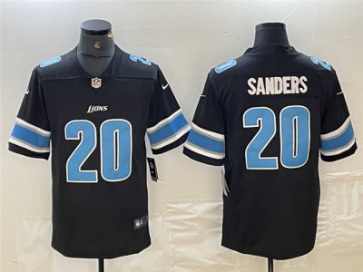 Detroit Lions #20 Barry Sanders Black Vapor Limited Jersey