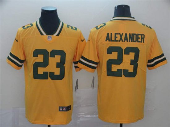 Green Bay Packers #23 Jaire Alexander Gold Inverted Limited Jersey