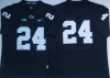 NCAA Penn State Nittany Lions #24 Miles Sanders Navy College Football Jersey