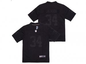 Las Vegas Raiders #34 Bo Jackson Black Color Rush Limited Jersey