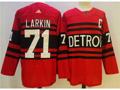 Detroit Red Wings #71 Dylan Larkin Red Reverse Retro 2.0 Jersey