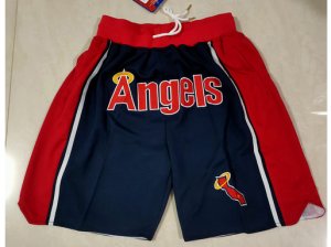 Los Angeles Angels Just Don Angels Navy Baseball Shorts