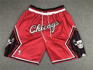 Chicago Bulls Just Don Chicago Red Basketball Shorts