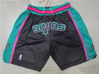 San Antonio Spurs Just Don Spurs Black Basketball Shorts