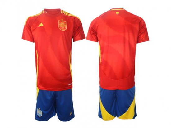 National Spain #00 Home Red 2024/25 Soccer Custom Jersey