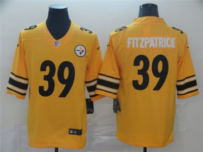 Pittsburgh Steelers #39 Minkah Fitzpatrick Gold Inverted Limited Jersey