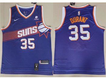 Phoenix Suns #35 Kevin Durant 2023-24 New Purple Swingman Jersey