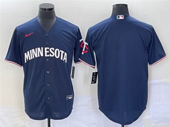 Minnesota Twins Blank 2023 Alternate Navy Cool Base Jersey