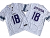 Youth Minnesota Vikings #18 Justin Jefferson Alternate White Vapor F.U.S.E. Limited Jersey