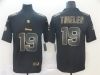 Minnesota Vikings #19 Adam Thielen Black Gold Vapor Limited Jersey