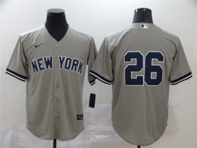 New York Yankees #26 DJ LeMahieu Gary Without Name Cool Base Jersey