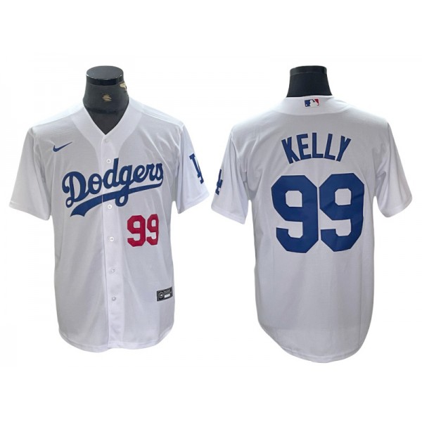 Los Angeles Dodgers #99 Joe Kelly White Limited Jersey