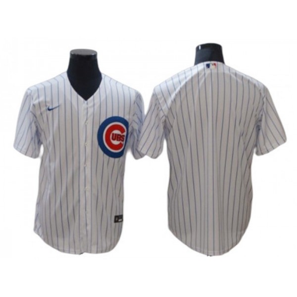 Chicago Cubs Blank White Home Cool Base Jersey