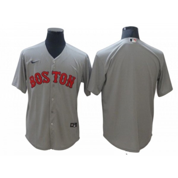 Boston Red Sox Blank Gray Road Cool Base Jersey