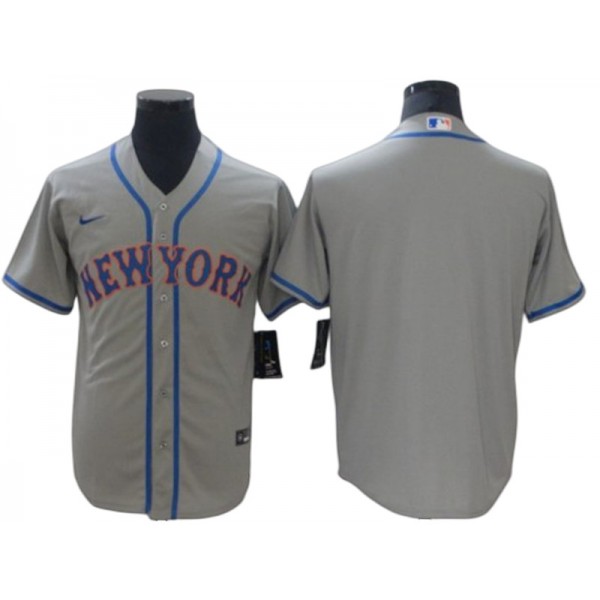 New York Mets Blank Gray Cool Base Jersey