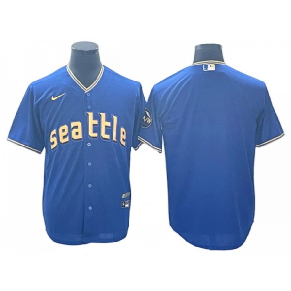 Seattle Mariners Blank Royal 2023 City Connect Jersey