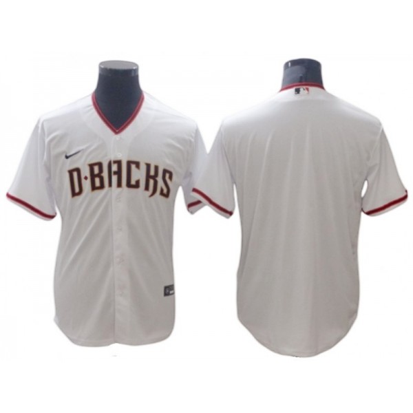 Arizona Diamondbacks Blank White Cool Base Jersey