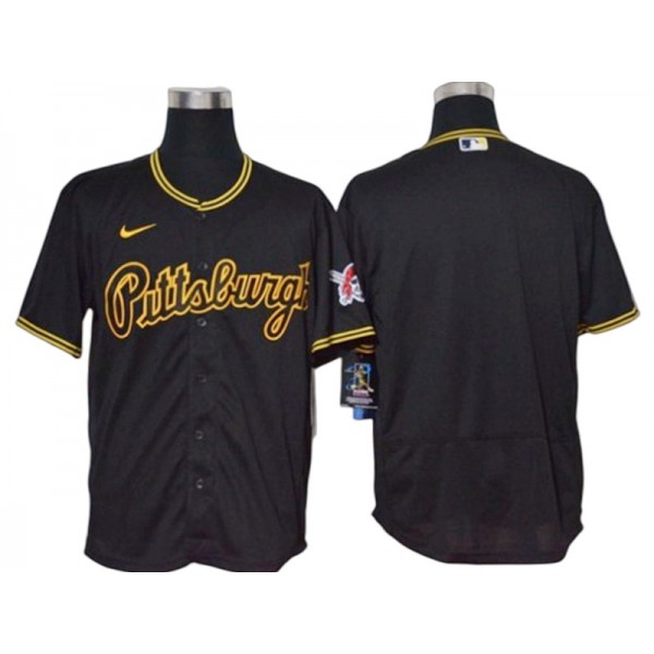 Pittsburgh Pirates Blank Black Alternate Cool Base Jersey