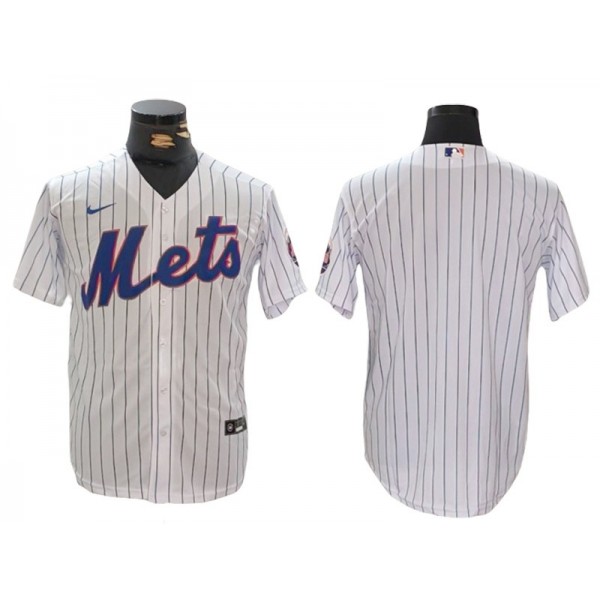 New York Mets Blank White Cool Base Jersey