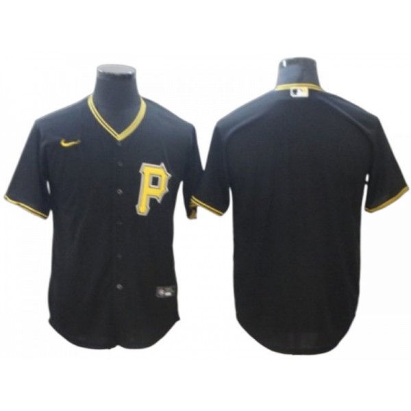 Pittsburgh Pirates Blank Black Cool Base Jersey