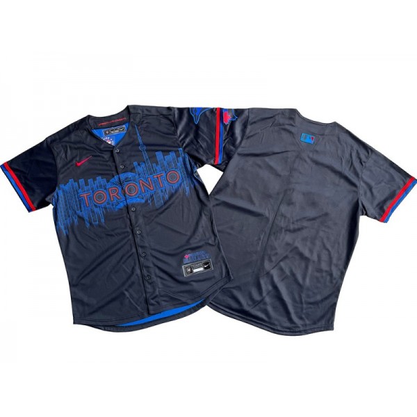 Toronto Blue Jays Blank Black 2024 City Connect Limited Jersey