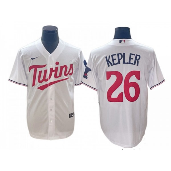 Minnesota Twins #26 Max Kepler White Home Cool BaseJersey