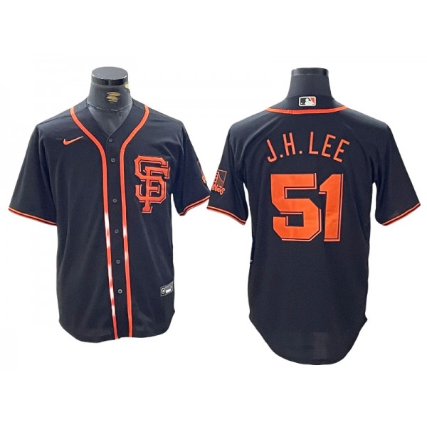 San Francisco Giants #51 Jung Hoo Lee Black Limited Jersey