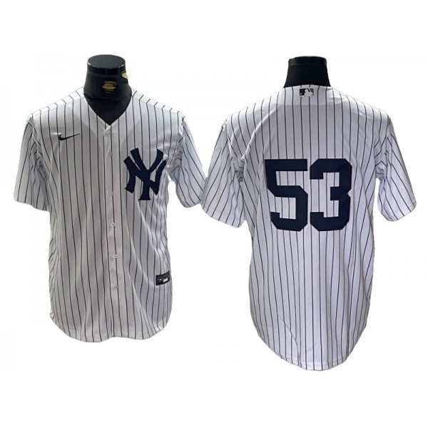 New York Yankees #53 Phil Bickford White Home Jersey