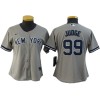 Women's New York Yankees #99 Aaron Judge Cool Base Player Name Jersey - White/Gray/Navy