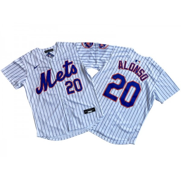 New York Mets #20 Pete Alonso White Limited Jersey