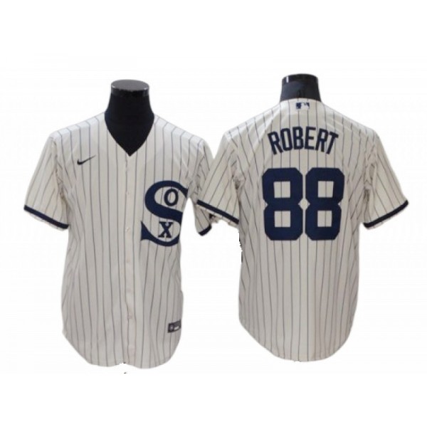 Chicago White Sox #88 Luis Robert White Field of Dreams Cool Base Player Name Jersey