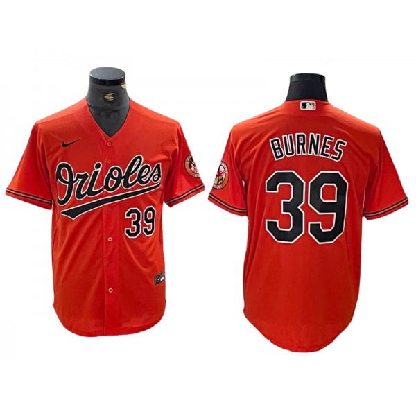 Baltimore Orioles #39 Corbin Burnes Orange Limited Jersey