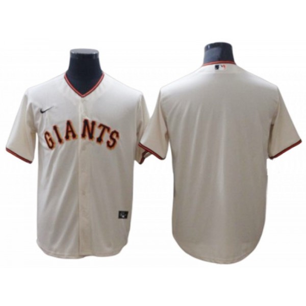 San Francisco Giants Blank Cream Home Cool Base Jersey