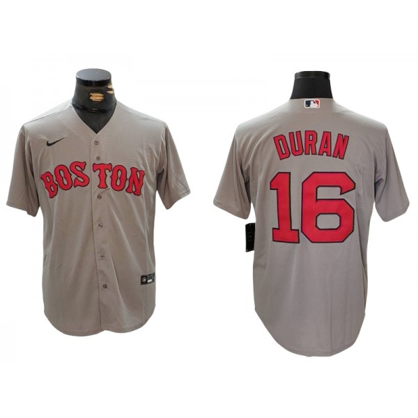 Boston Red Sox #16 Jarren Duran Gray Limited Jersey