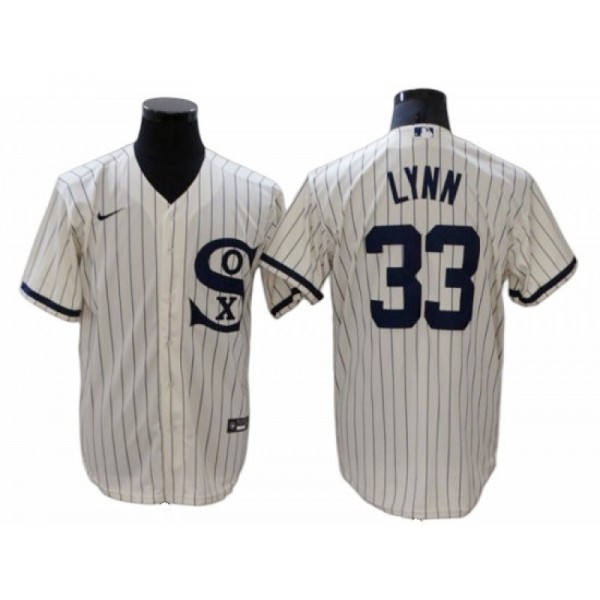 Chicago White Sox #33 Lance Lynn White Field of Dreams Cool Base Player Name Jersey