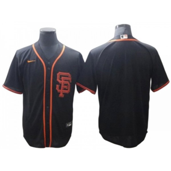 San Francisco Giants Blank Black Alternate Cool Base Jersey