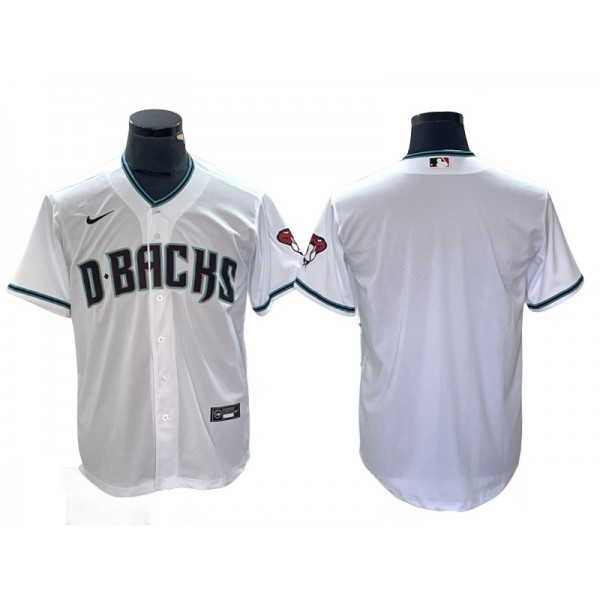 Arizona Diamondbacks Blank White Alternate Cool Base Jersey