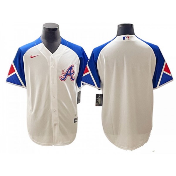 Atlanta Braves Blank White 2023 City Connect Jersey