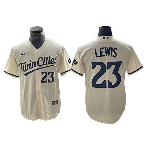 Minnesota Twins #23 Royce Lewis Cream Alternate Limited Jersey