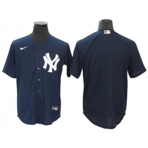 New York Yankees Blank Navy Cool Base Jersey