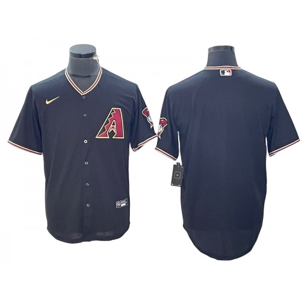 Arizona Diamondbacks Blank Black Alternate Cool Base Jersey