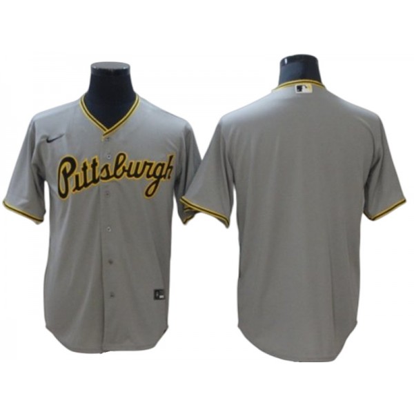 Pittsburgh Pirates Blank Gray Road Cool Base Jersey