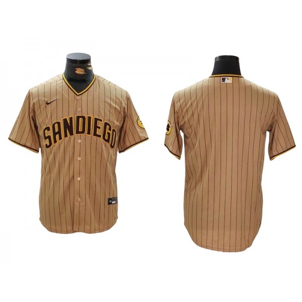 San Diego Padres Blank Sand Cool Base Jersey