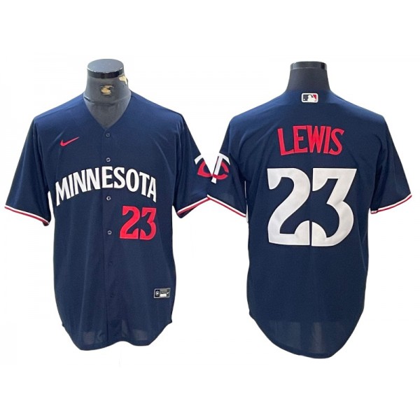 Minnesota Twins #23 Royce Lewis Navy Alternate Limited Jersey